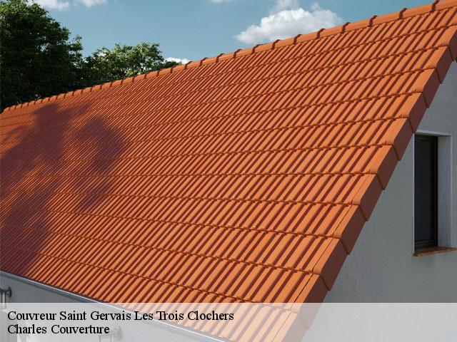 Couvreur saint-gervais-les-trois-clochers-86230 Charles Couverture