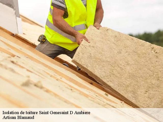 Isolation de toiture  saint-genesaint-d-ambiere-86140 Artisan Blamaud