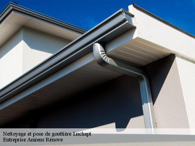 Nettoyage et pose de gouttière  luchapt-86430 Entreprise Amiens Rénove