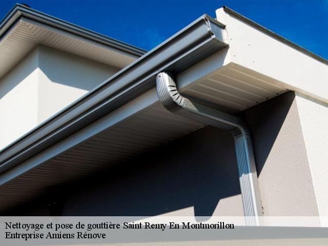 Nettoyage et pose de gouttière  saint-remy-en-montmorillon-86390 Entreprise Amiens Rénove